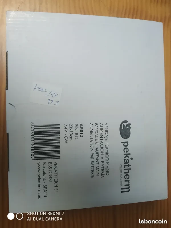 Bandagem aquecedora para mão Pekatherm NOVO – photo 2